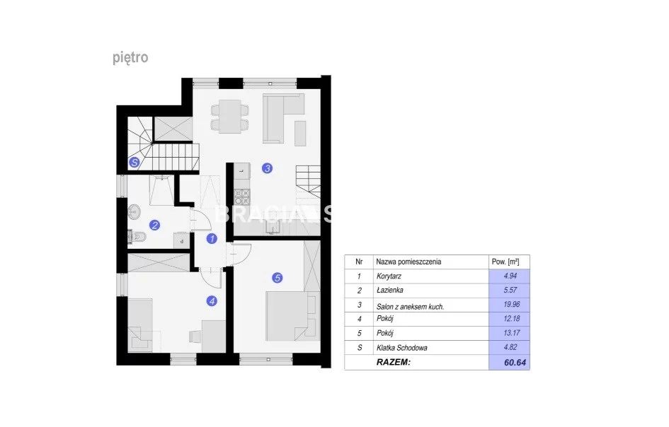4 pokoje, mieszkanie 74,70 m², piętro 1, oferta nr , BS2-MS-308038-14, Zielonki, Zielonki