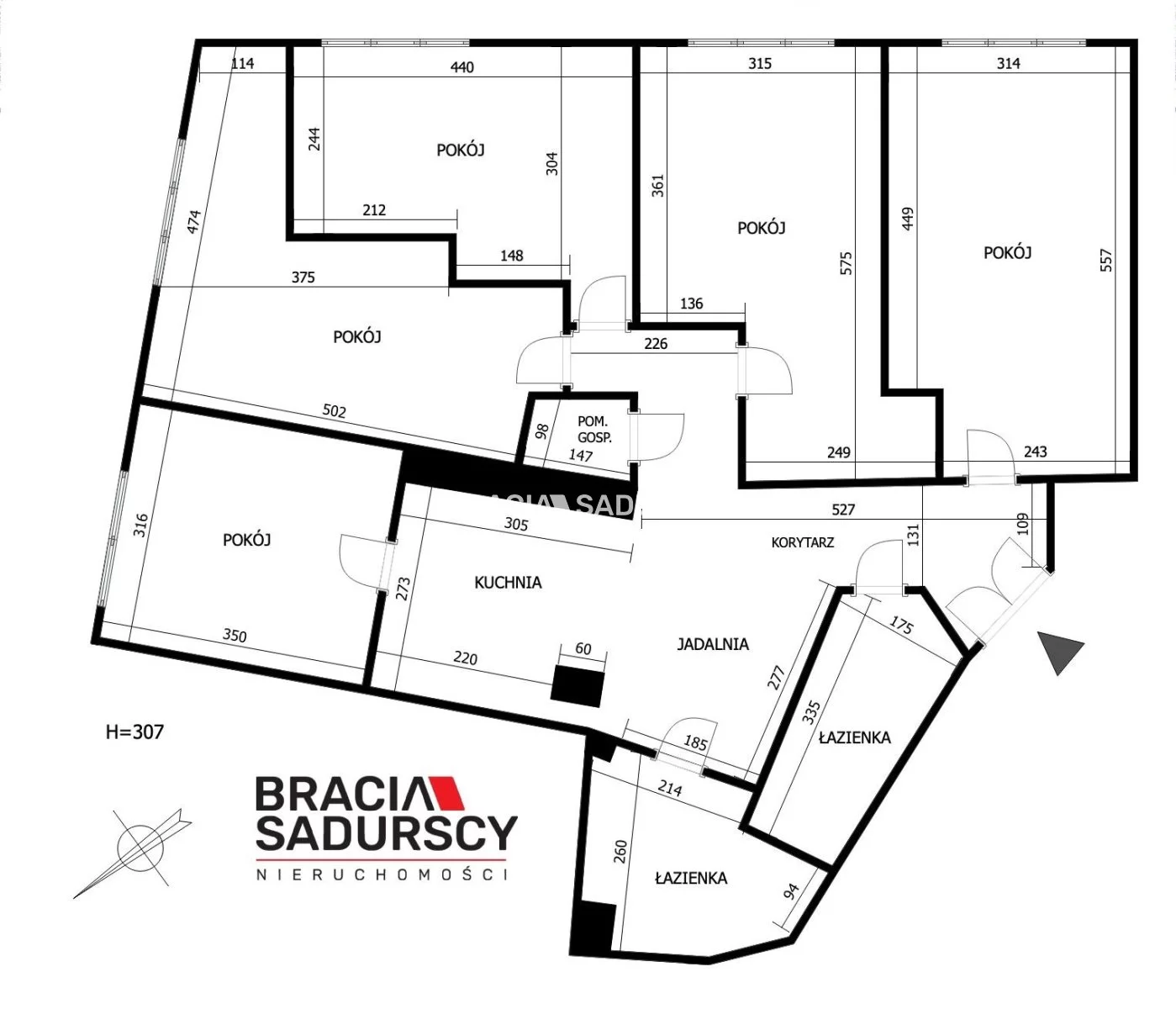 5 pokoi, apartament 112,00 m², piętro 1, oferta nr , BS3-MS-307357, Kraków, Zwierzyniec, al. Aleje Zygmunta Krasińskiego