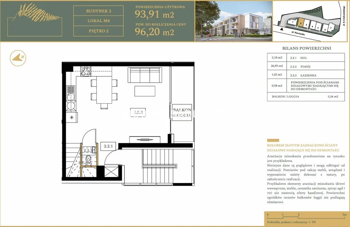 5 pokoi, mieszkanie 80,28 m², piętro 2, oferta nr , BS5-MS-309783-11, Kraków, Czyżyny, Gałczyńskiego