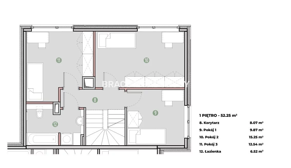 5 pokoi, mieszkanie 151,37 m², parter, oferta nr , BS2-MS-306282-2, Kraków, Zwierzyniec, Olszanicka