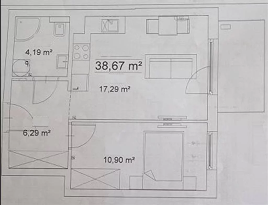 2 pokoje, apartament 38,67 m², piętro 2, oferta nr , 394510235, Kraków, Prądnik Biały, Wybickiego
