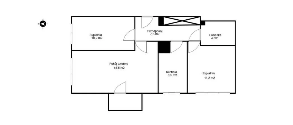 3 pokoje, apartament 57,57 m², piętro 7, oferta nr , 392560235, Kraków, Bieńczyce, Osiedle Wysokie