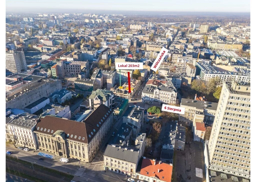 Lokal użytkowy 203,86 m², oferta nr , 871/6700/OLW, Łódź, Śródmieście, Śródmieście, 6 Sierpnia