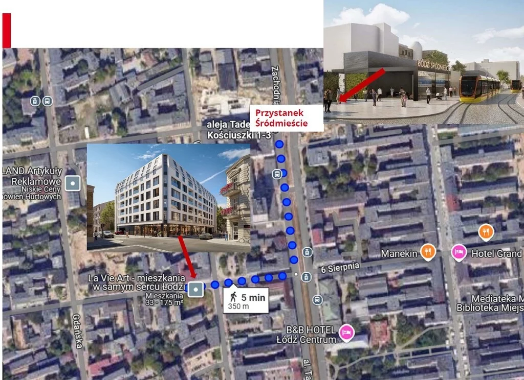 Lokal użytkowy 203,86 m², oferta nr , 871/6700/OLW, Łódź, Śródmieście, Śródmieście, 6 Sierpnia