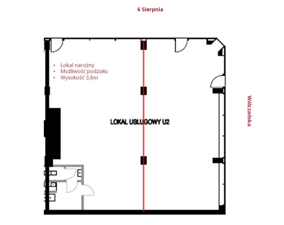 Lokal użytkowy 203,86 m², oferta nr , 871/6700/OLW, Łódź, Śródmieście, Śródmieście, 6 Sierpnia