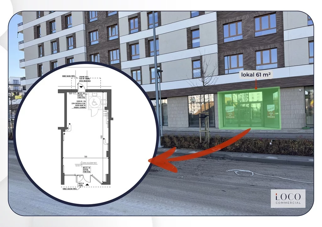 Lokal użytkowy 61,91 m², oferta nr , 858/6700/OLW, Warszawa, Bemowo, Bemowo, Człuchowska