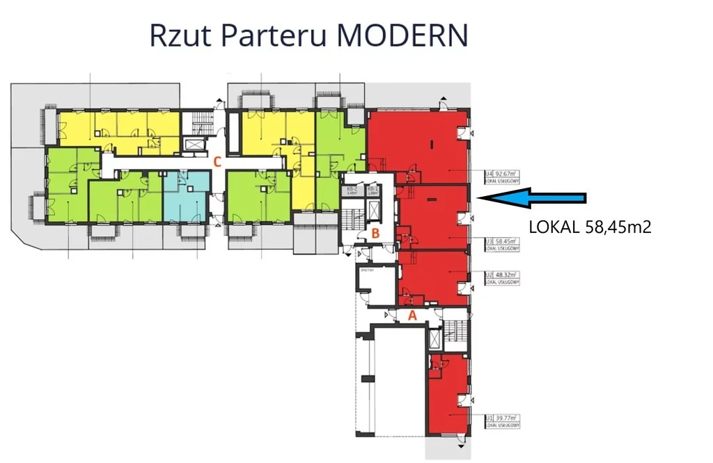 Lokal użytkowy 58,45 m², oferta nr , 847/6700/OLW, Warszawa, Ursus, Ursus, Edwarda Habicha