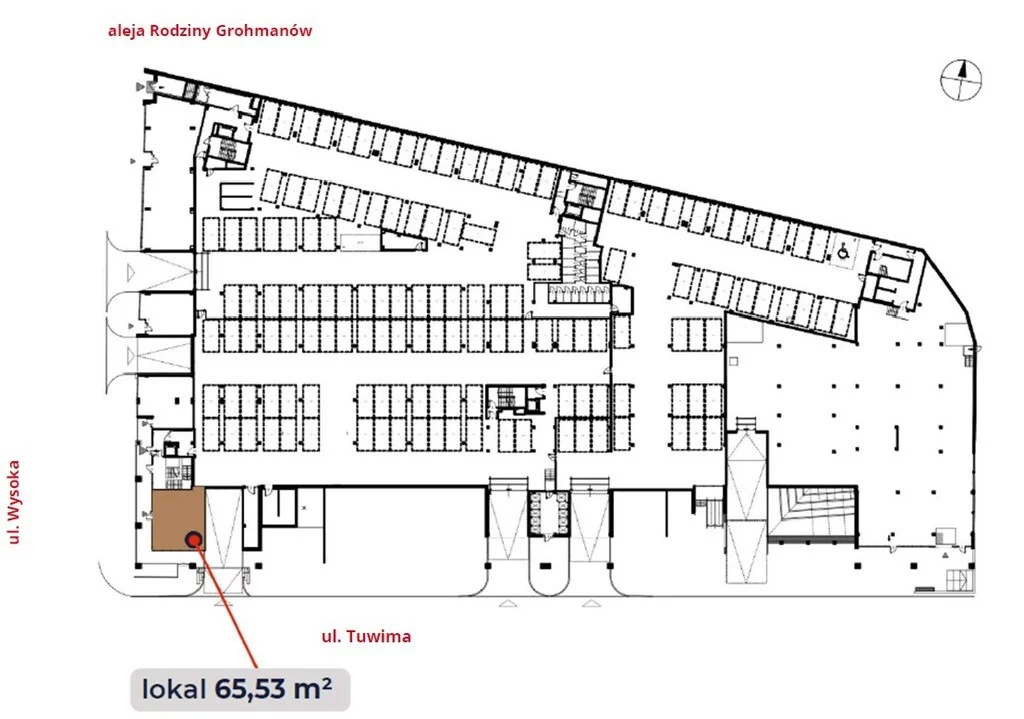 Lokal użytkowy 65,53 m², oferta nr , 639/6700/OLS, Łódź, Śródmieście, Śródmieście, Juliana Tuwima