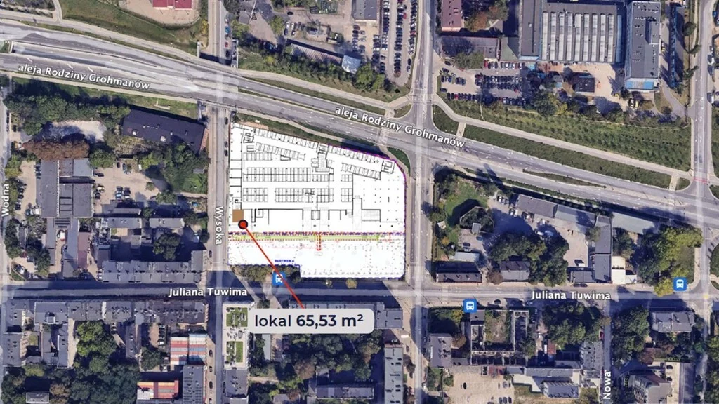 Lokal użytkowy 65,53 m², oferta nr , 684/6700/OLS, Łódź, Śródmieście, Śródmieście, Juliana Tuwima