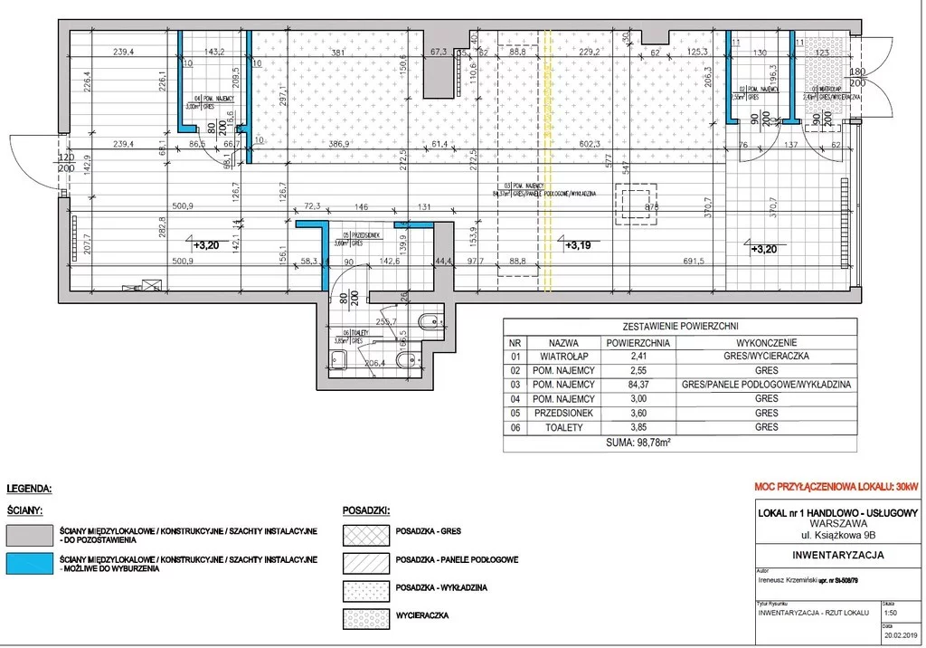 Lokal użytkowy 95,90 m², oferta nr , 628/6700/OLS, Warszawa, Białołęka, Białołęka, Książkowa