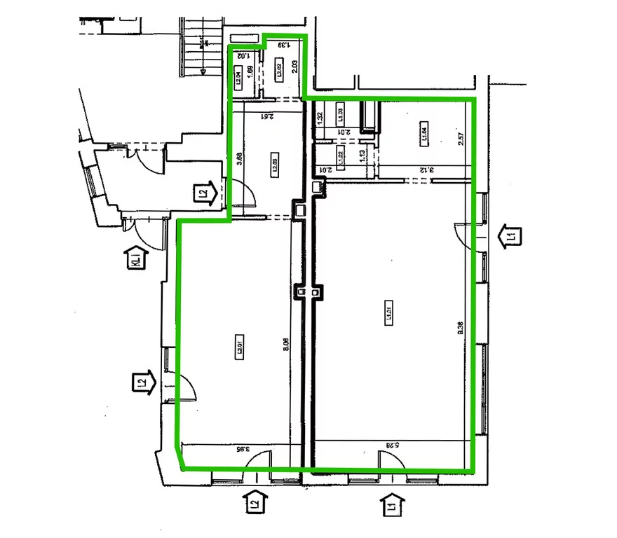 Lokal użytkowy 108,00 m², oferta nr , 674/6700/OLS, Kraków, Stare Miasto, Śródmieście, prof. Marka Stachowskiego