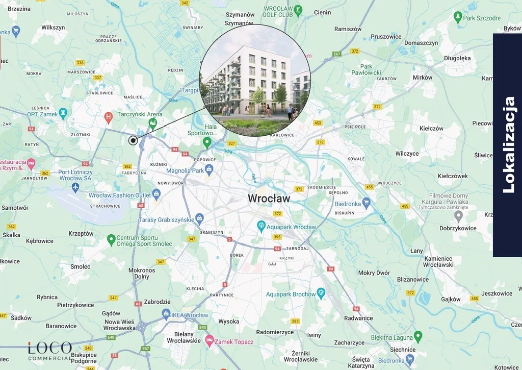 Lokal użytkowy 61,23 m², oferta nr , 890/6700/OLW, Wrocław, Maxa Berga