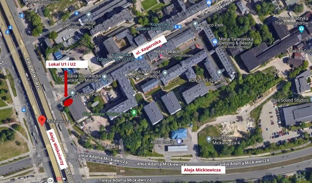 Lokal użytkowy 88,00 m², oferta nr , 870/6700/OLW, Łódź, Mikołaja Kopernika