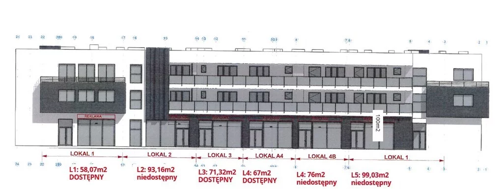 Lokal użytkowy 58,07 m², oferta nr , 872/6700/OLW, Łódź, Rzgowska