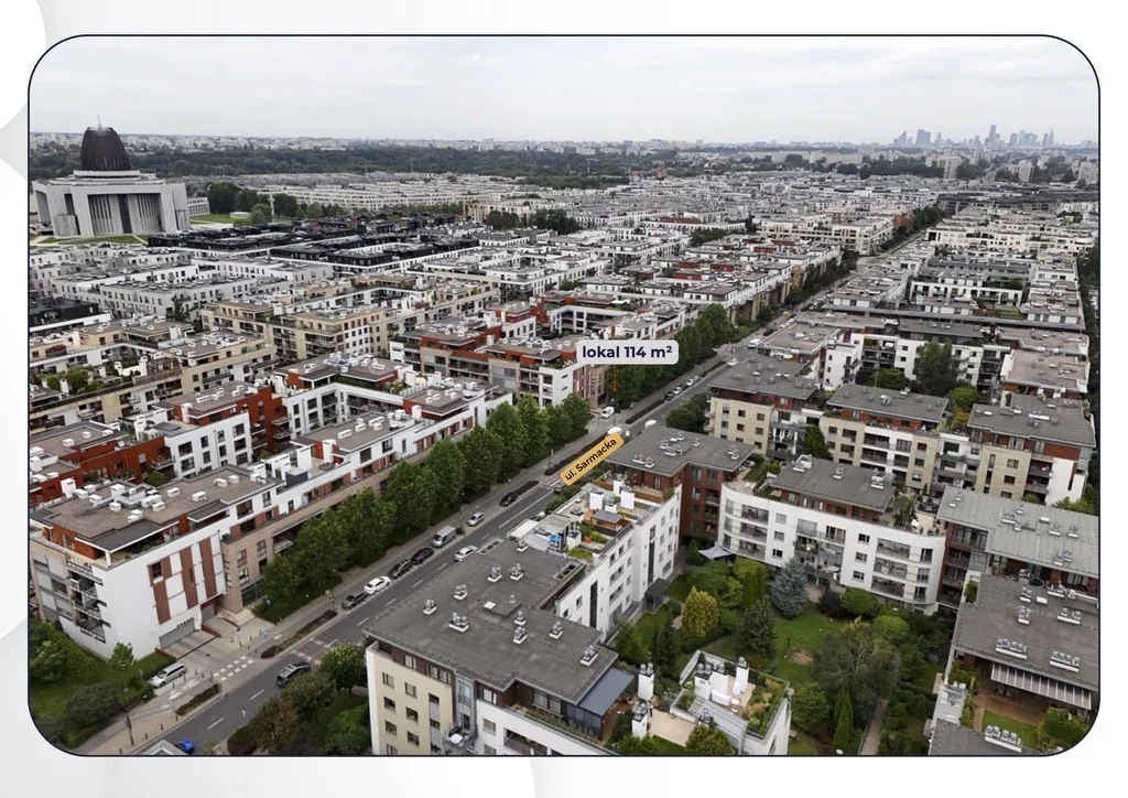 Lokal użytkowy 114,45 m², oferta nr , 861/6700/OLW, Warszawa, Wilanów, Wilanów, Sarmacka
