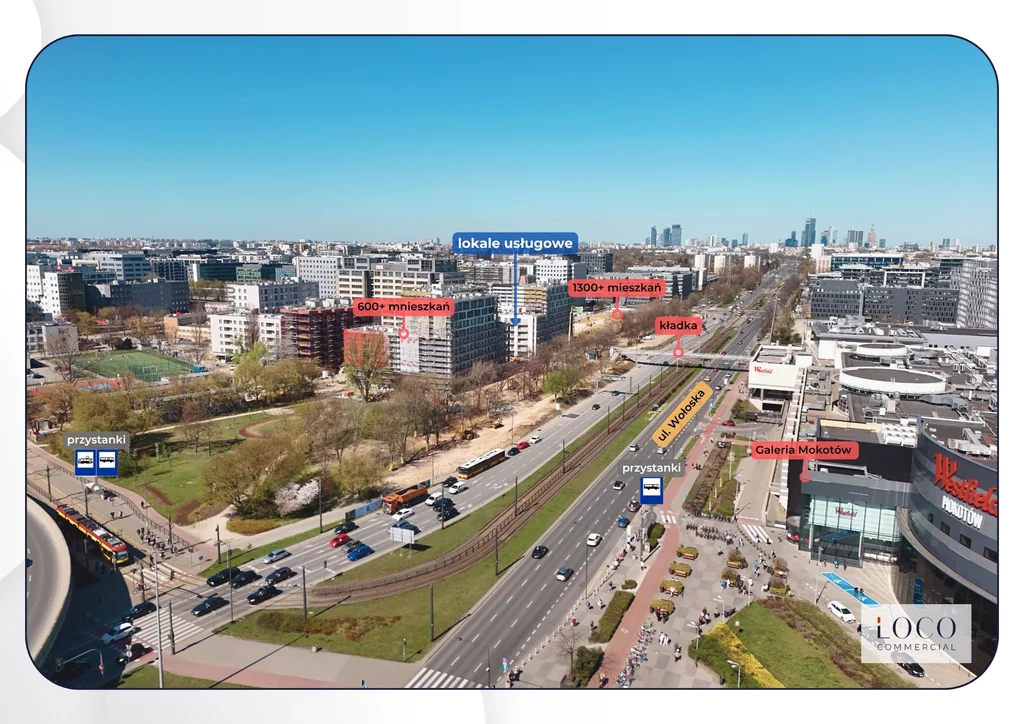 Lokal użytkowy 97,00 m², oferta nr , 850/6700/OLW, Warszawa, Mokotów, Mokotów, Wołoska