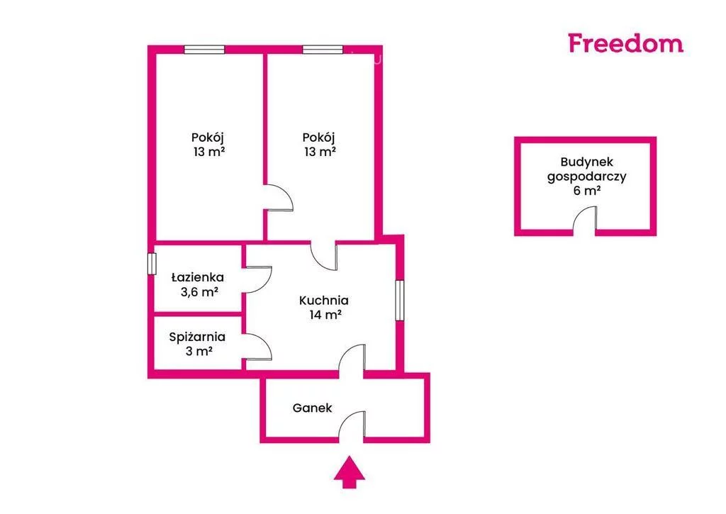 Dom 90,00 m², oferta nr , 16201/3685/ODS, Drużykowa