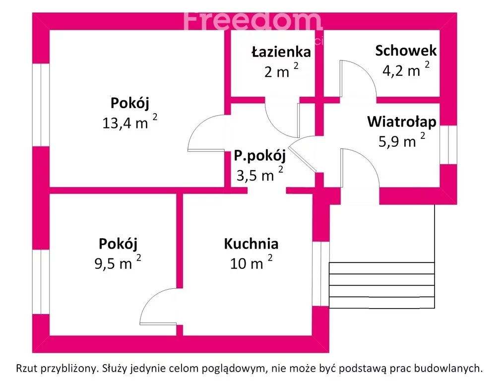 Dom 48,50 m², oferta nr , 16528/3685/ODS, Bronisławów, Kalinowa