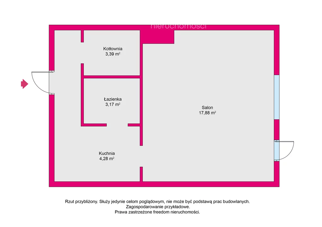 Dom 44,10 m², oferta nr , 12189/3685/ODS, Pomnik