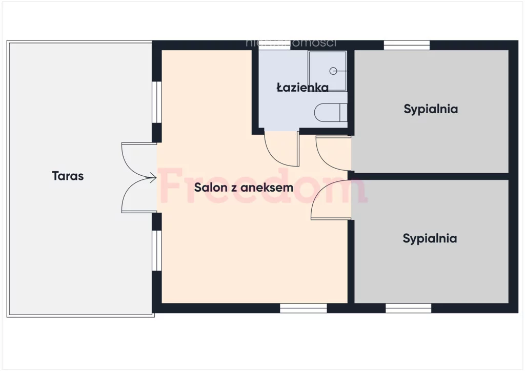 Dom 56,00 m², oferta nr , 16523/3685/ODS, Guzowy Piec