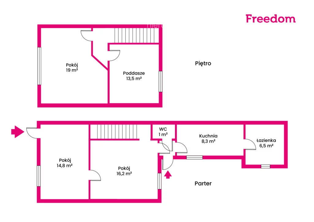 Dom 80,00 m², oferta nr , 16332/3685/ODS, Częstochowa, Jasna