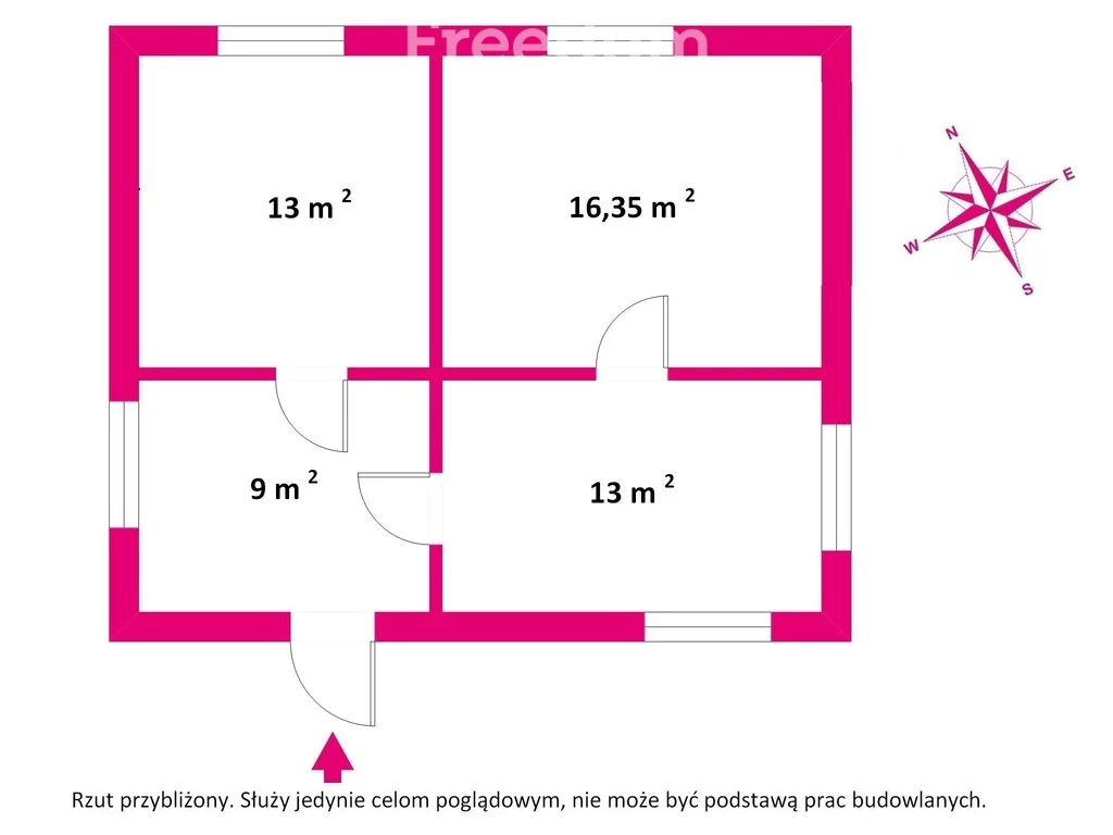 Dom 60,00 m², oferta nr , 12799/3685/ODS, Nowe Groszki