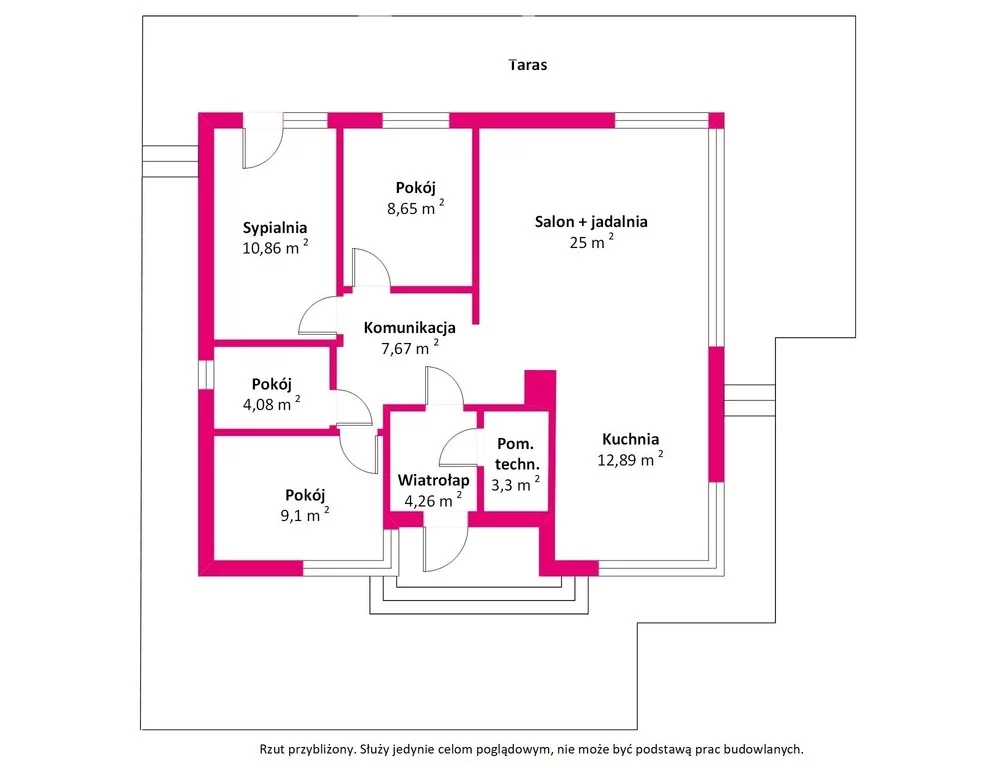 Dom 86,00 m², oferta nr , 15680/3685/ODS, Turek