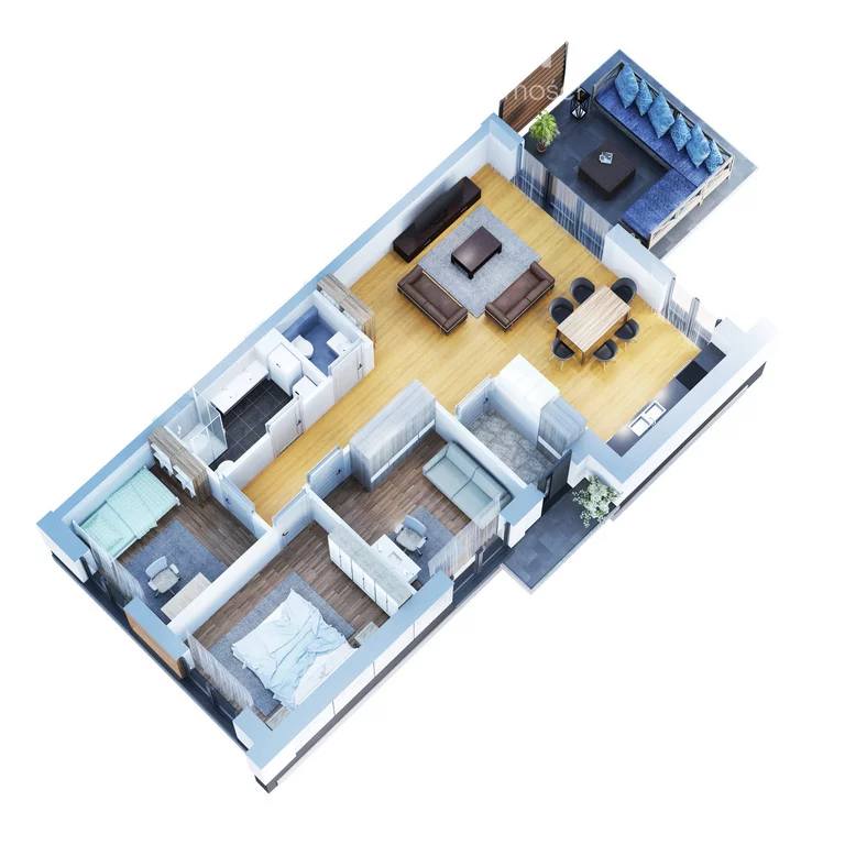 Dom 88,85 m², oferta nr , 12426/3685/ODS, Piła, Ibisowa