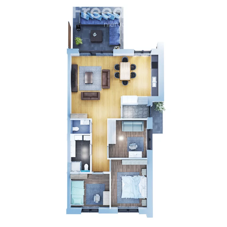 Dom 88,85 m², oferta nr , 12426/3685/ODS, Piła, Ibisowa