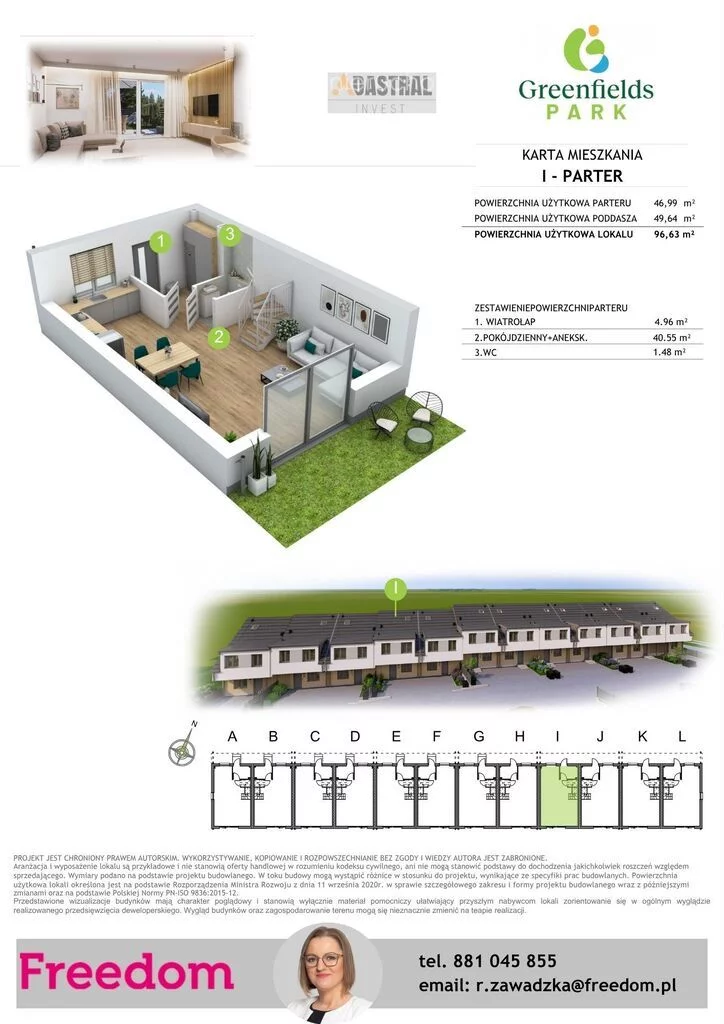 Dom 96,63 m², oferta nr , 15949/3685/ODS, Olsztyn, Marcina Antonowicza