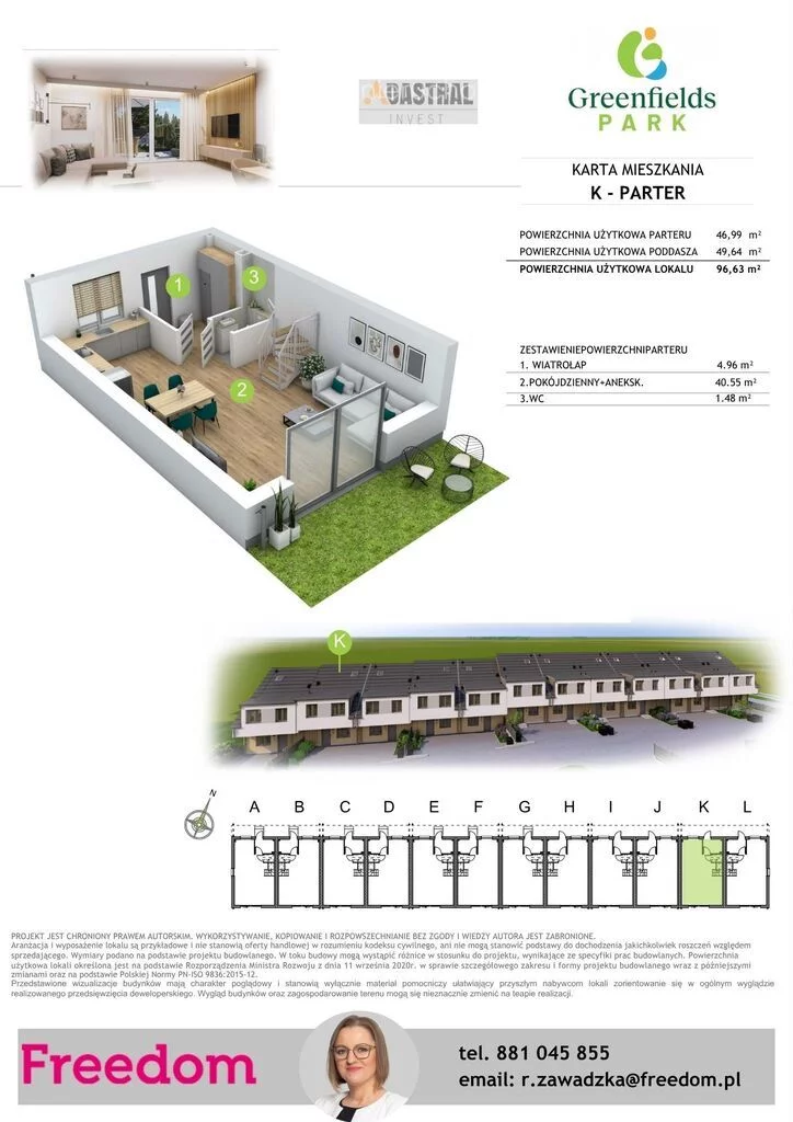 Dom 96,63 m², oferta nr , 15951/3685/ODS, Olsztyn, Marcina Antonowicza