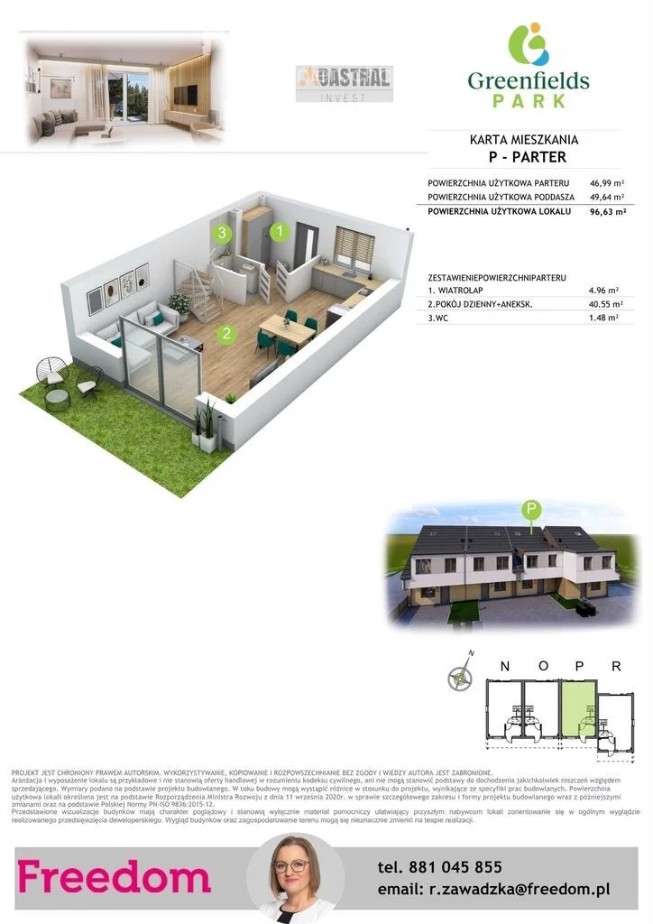 Dom 96,63 m², oferta nr , 15953/3685/ODS, Olsztyn, Marcina Antonowicza