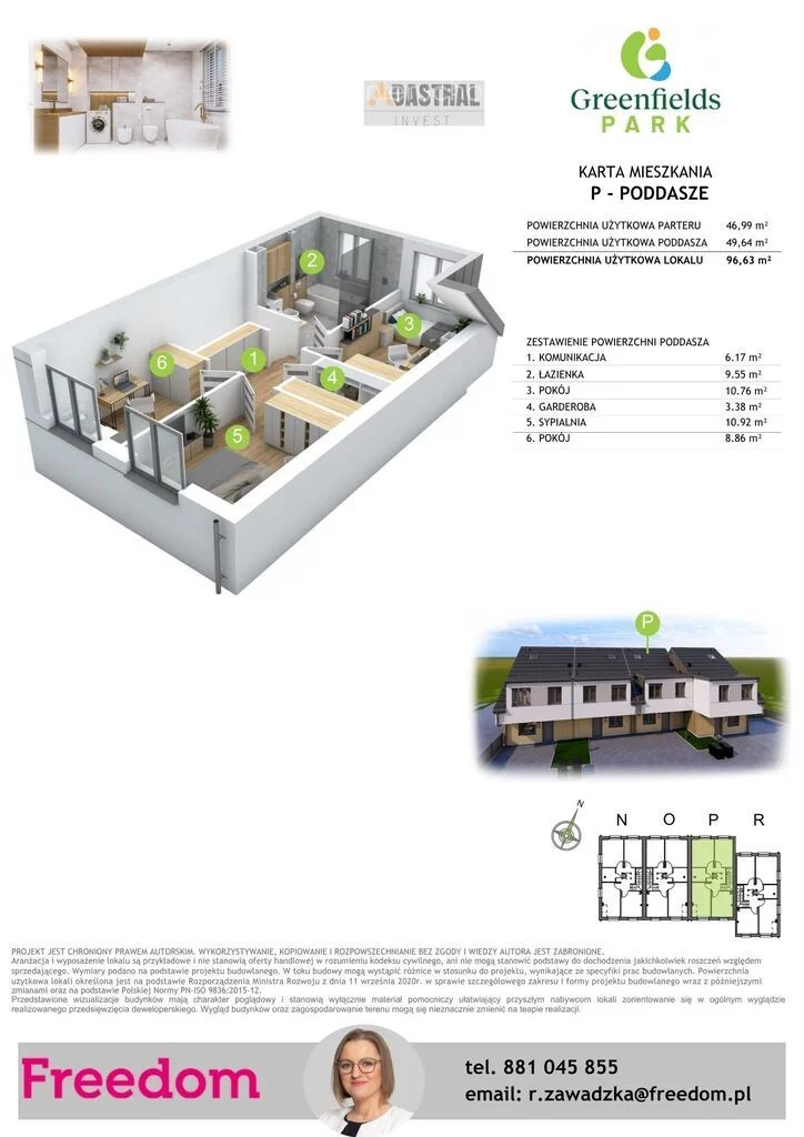 Dom 96,63 m², oferta nr , 15953/3685/ODS, Olsztyn, Marcina Antonowicza