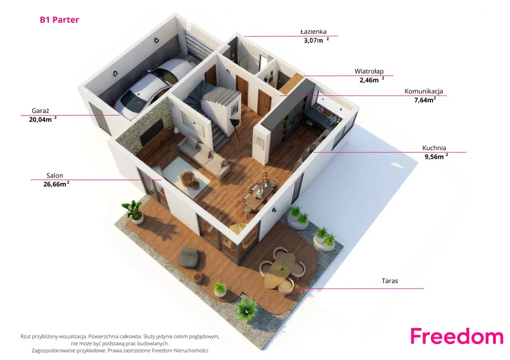 Dom 121,23 m², oferta nr , 16248/3685/ODS, Żukczyn, Nad Potokiem