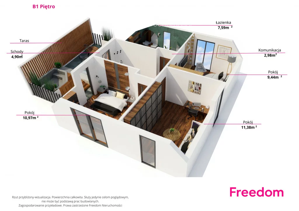 Dom 121,23 m², oferta nr , 16248/3685/ODS, Żukczyn, Nad Potokiem