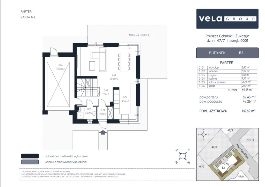 Dom 121,23 m², oferta nr , 16248/3685/ODS, Żukczyn, Nad Potokiem