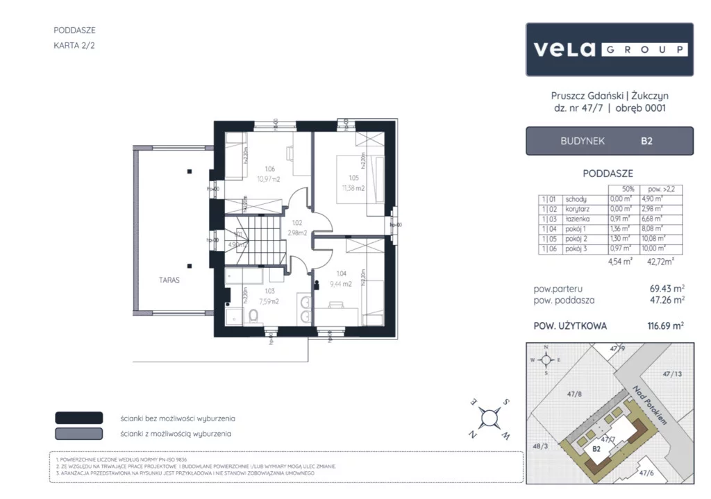 Dom 121,23 m², oferta nr , 16248/3685/ODS, Żukczyn, Nad Potokiem