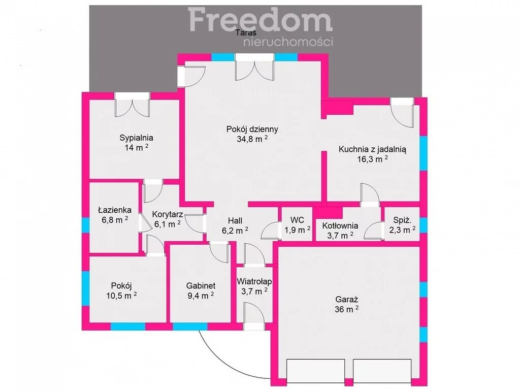 Dom 186,00 m², oferta nr , 14910/3685/ODS, Racławówka