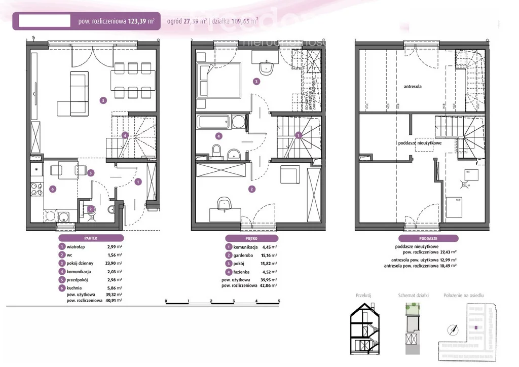 Dom 123,39 m², oferta nr , 14947/3685/ODS, Warszawa, Białołęka, Białołęka