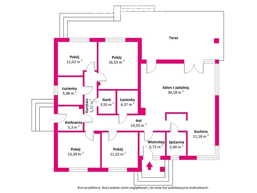 Dom 150,00 m², oferta nr , 15556/3685/ODS, Jonkowo