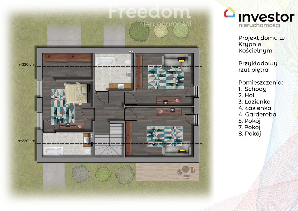 Dom 165,08 m², oferta nr , 14273/3685/ODS, Krypno Kościelne