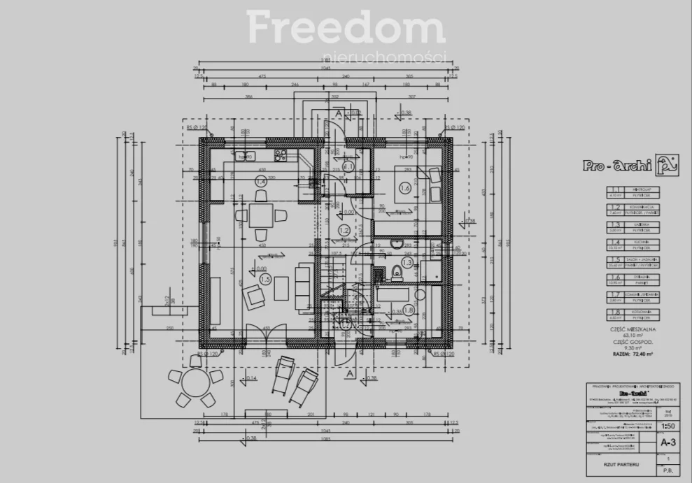 Dom 126,20 m², oferta nr , 15185/3685/ODS, Rusiec