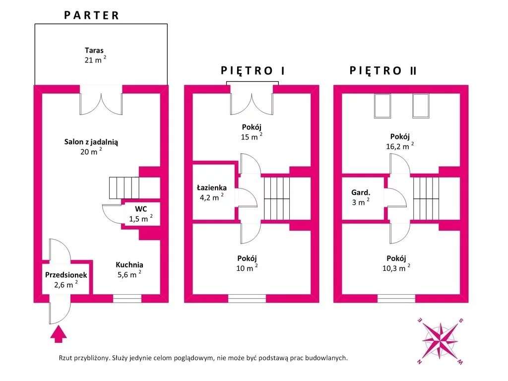 Dom 114,00 m², oferta nr , 15423/3685/ODS, Józefosław, Saturna