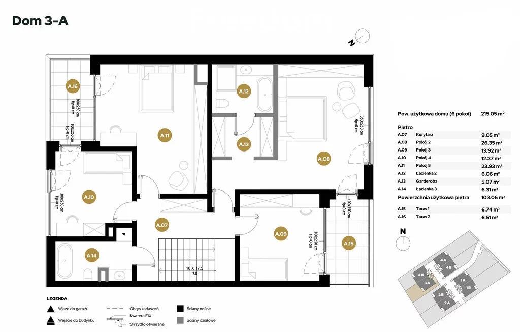 Dom 215,05 m², oferta nr , 10828/3685/ODS, Warszawa, Wilanów, Wilanów, Wał Zawadowski