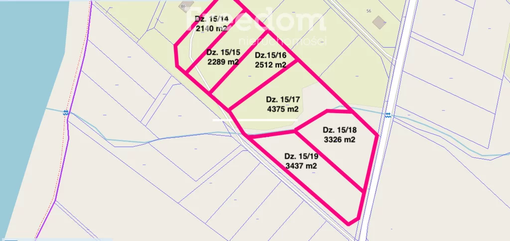 Działka 2 140,00 m², oferta nr , 6198/3685/OGS, Adamowo