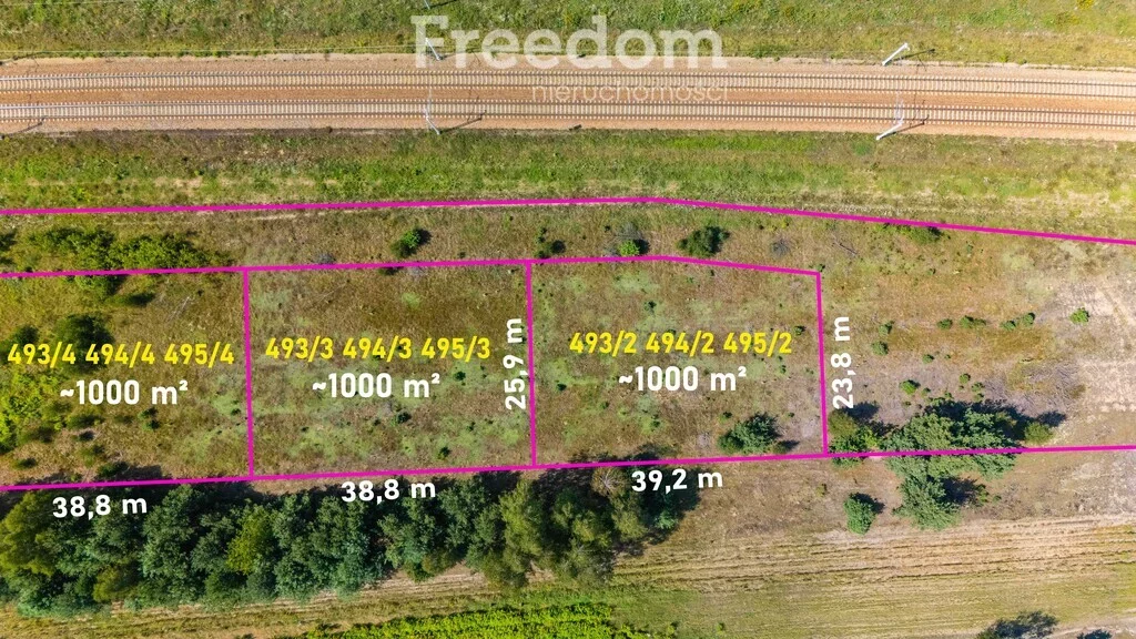 Działka 1 000,00 m², oferta nr , 11279/3685/OGS, Augustów