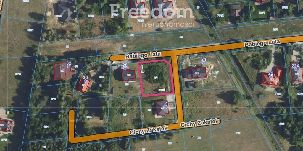 Działka 1 008,00 m², oferta nr , 11476/3685/OGS, Żelechów, Babiego Lata