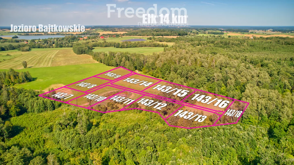 Działka 3 087,00 m², oferta nr , 11245/3685/OGS, Bajtkowo