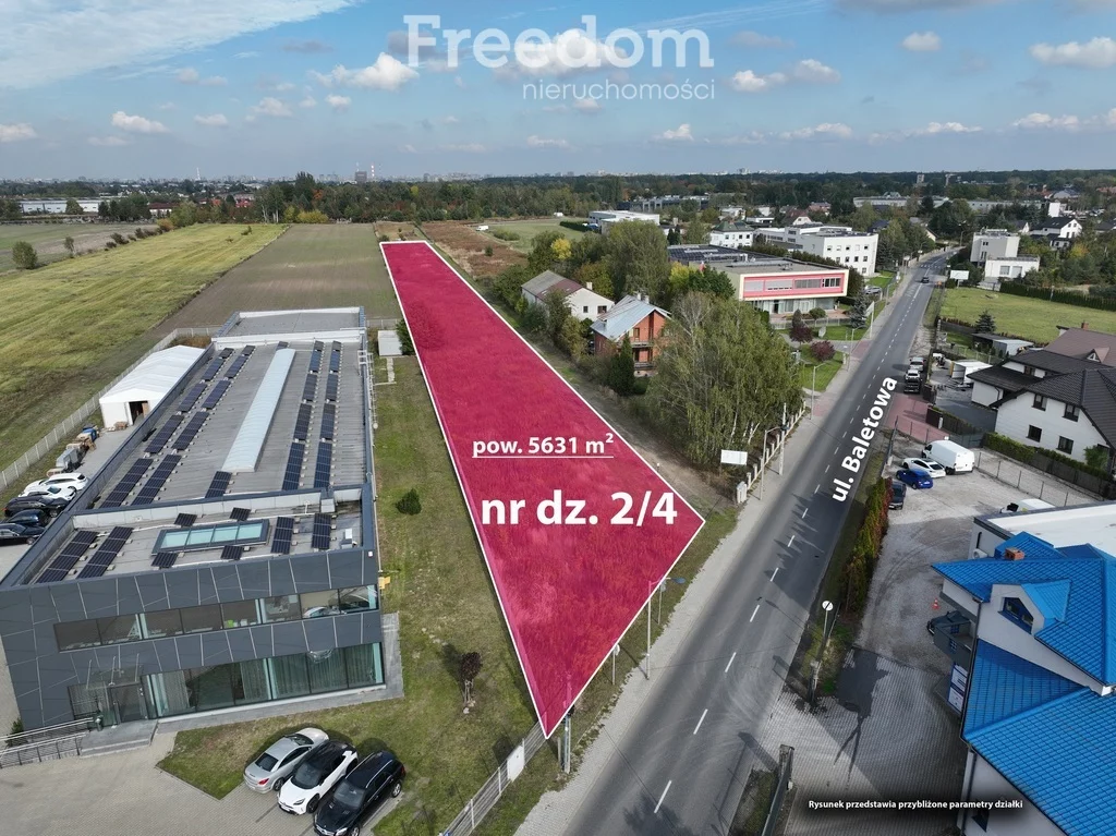 Działka 5 631,00 m², oferta nr , 11442/3685/OGS, Warszawa, Ursynów, Ursynów, Baletowa