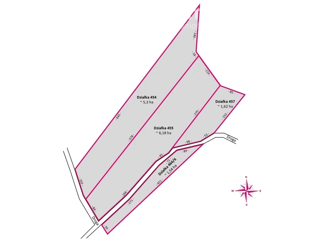 Działka 147 940,00 m², oferta nr , 11243/3685/OGS, Bandrów Narodowy